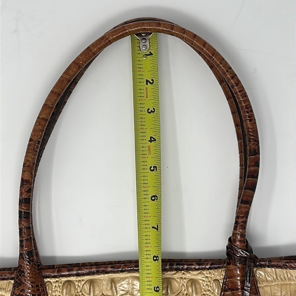 Brahmin Brown Tricolor Large Anytime Tote Purse - Picture 11 of 15